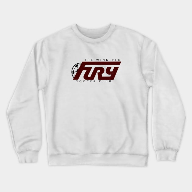 Classic Winnipeg Fury Soccer Crewneck Sweatshirt by LocalZonly